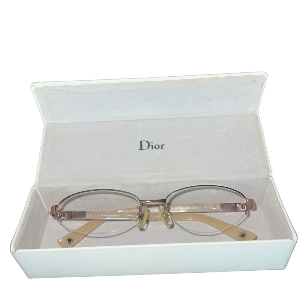 Dior Pink Eyeglass Frames